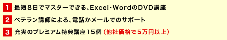 電話サポートコースの内容のまとめ