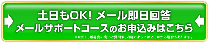 土日もOK!メール即日回答 メールサポートコースのお申込みはこちら